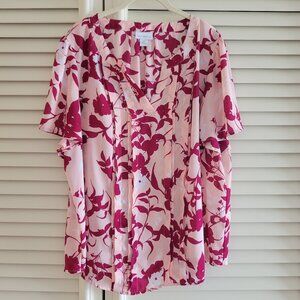 Liz Claiborne Floral Blouse